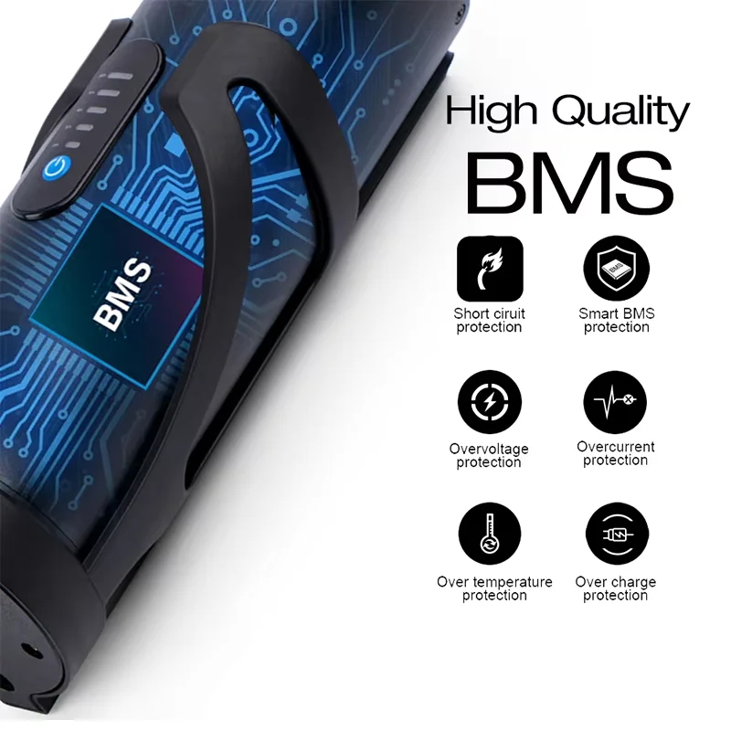 【美品】E-BIKE バッテリー 本体 青 San-yo 3500mAh Bottle EBike Battery 36V 7Ah 10.5Ah Electric