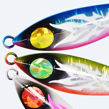 3pcs 120g/4.23oz Premium Saltwater Jig Lure Set Bionic Bass Fishing High Catch Rate Saltwater Lures For Tuna.Trolling Hard Bai 1