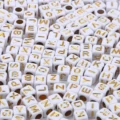 Cube 6mm gold 1