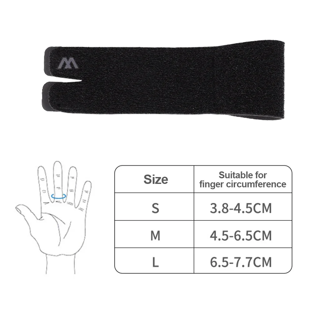 Basketball Professional Finger Protection Comfortable Breathable Single Finger Double Strap Fit Joint Stable Support 1PC