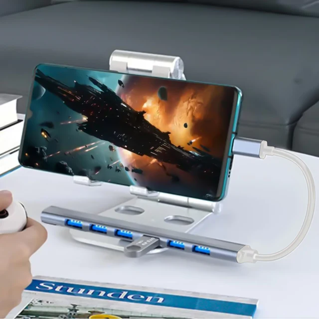 HUB USB de 7 puertos USB C USB 3,0 HUB 7 en 1 tipo C divisor USB multipuerto adaptador OTG adaptador USB para Macbook Pro Air PC portátil 5