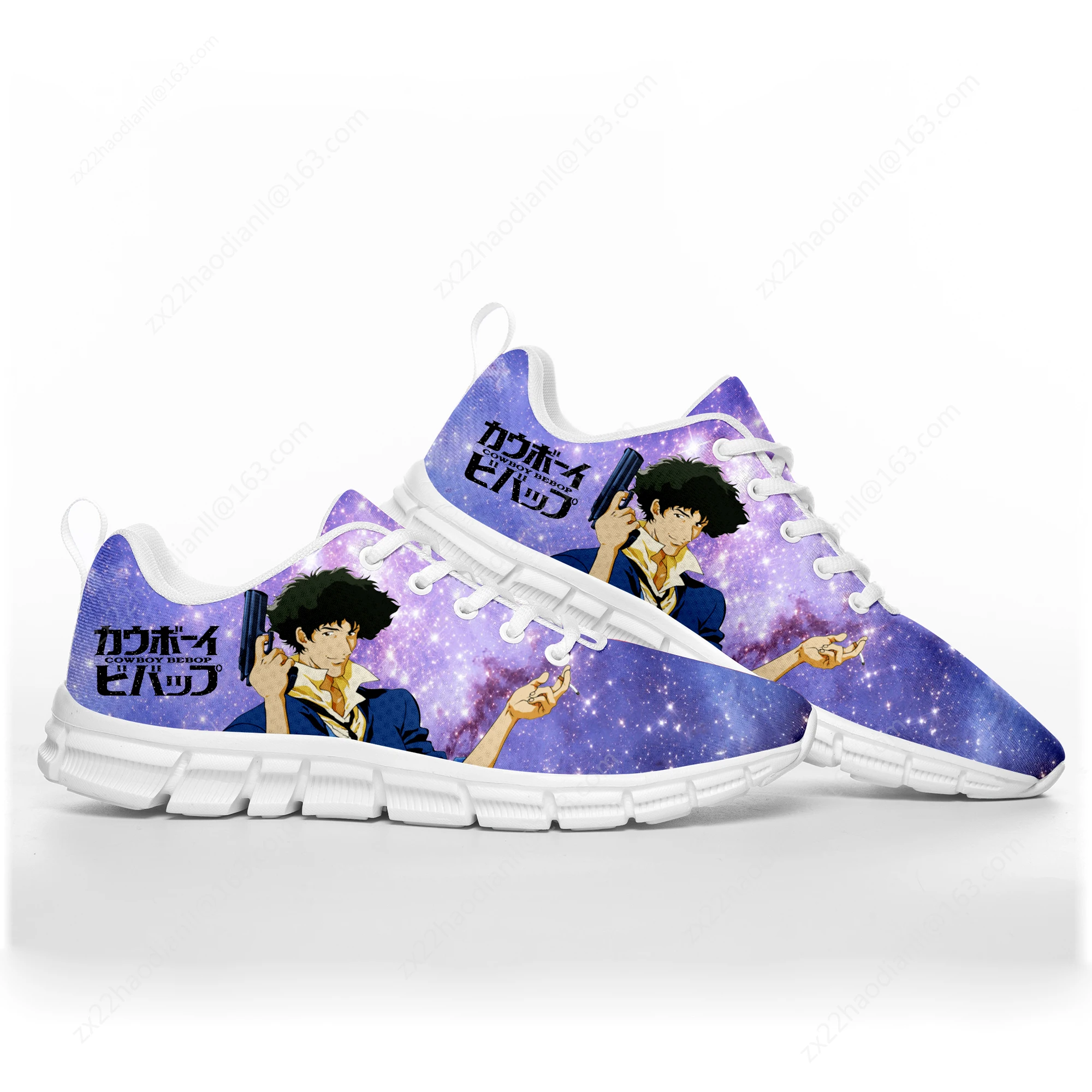 Anime Manga Cartoon Cowboy Bebop Sports Shoes Mens Womens Teenager Kids Children Sneakers Custom Couple High Quality Shoes