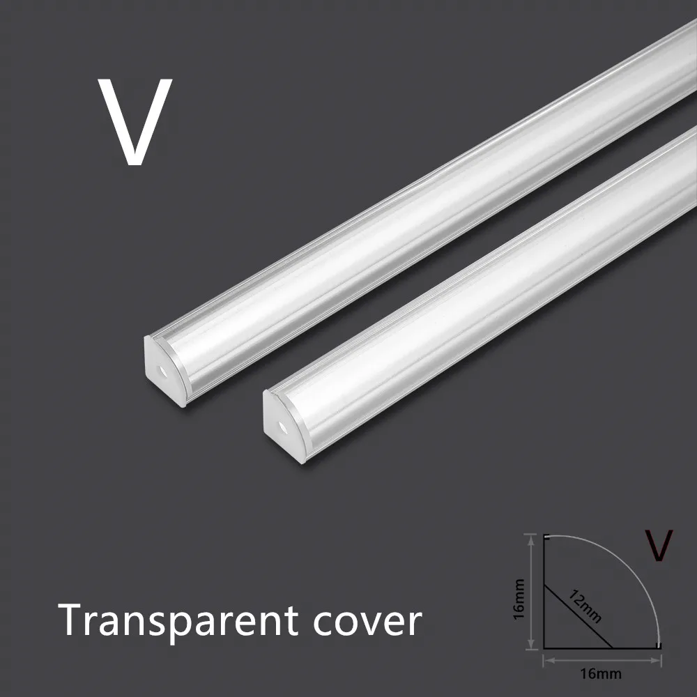 รูปสินค้า ช่องอลูมิเนียม LED สำหรับสายแสงสว่าง 0.5 ม.