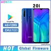 HONOR 20i smartphone global firmware Haisi Qilin 710 EMUI 9.0.1 Fingerprint Recogniti 6.21 inch front camera 32MP used phone