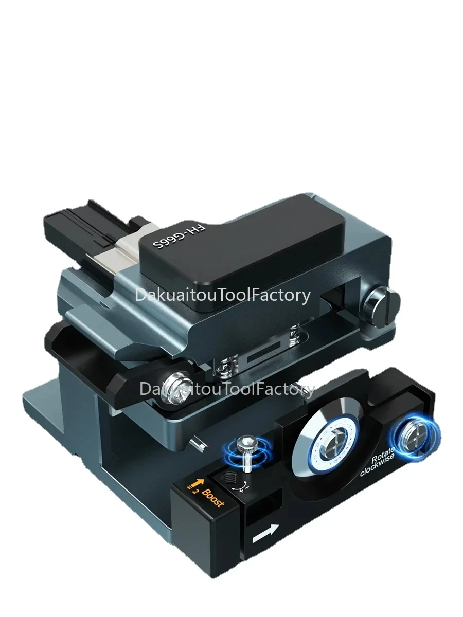 

Fiber Cutter High Precision Hot Melt Cold Connection Dedicated Tool Set Tungsten Steel Blade Automatic Rewinding Optical Cable