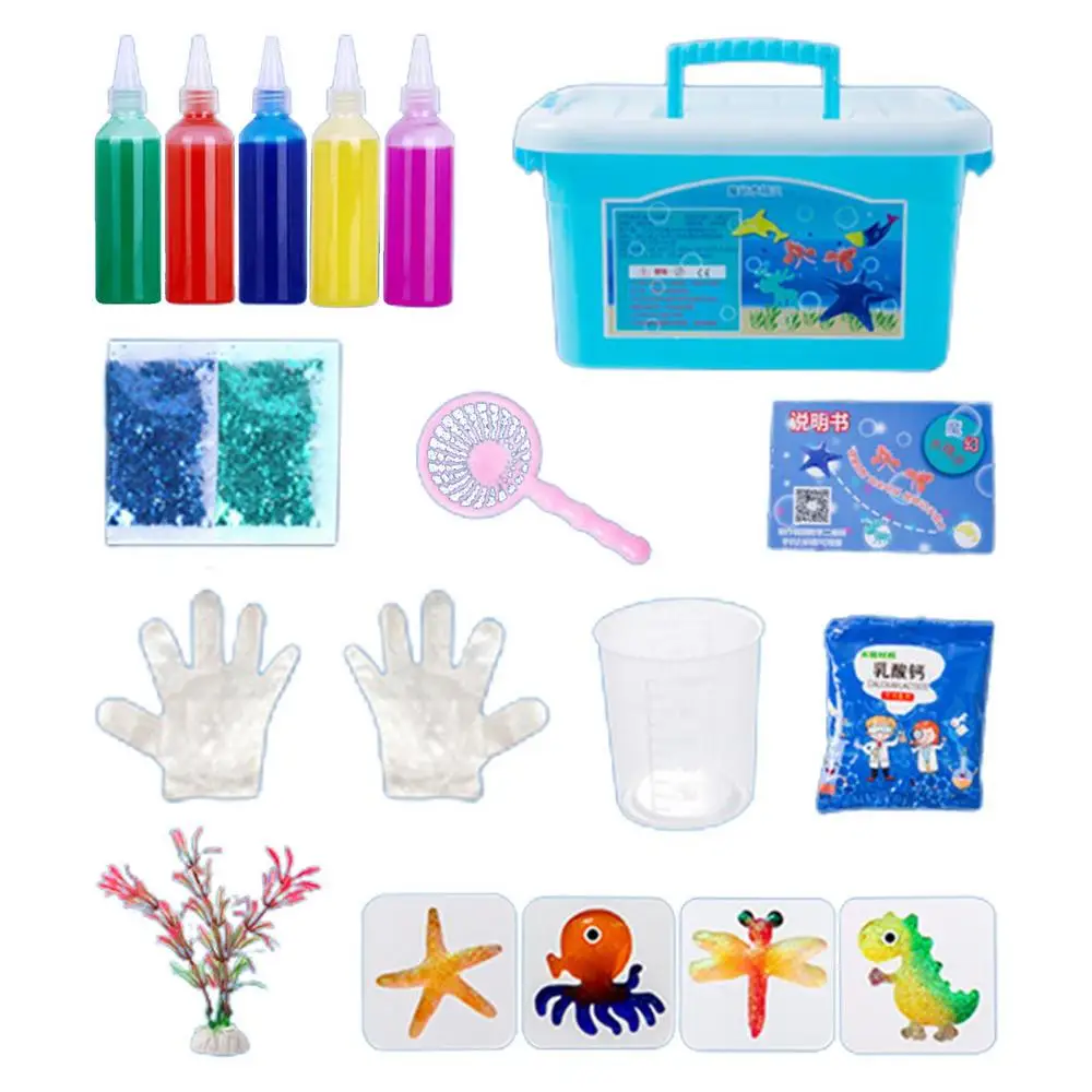 tedious Magic Water ELF Toy Set 3D | Handmade Magic Gels Sensory Toys |  Water Elf Playset Colorful Educational Toys | Magic Water Toys Christmas