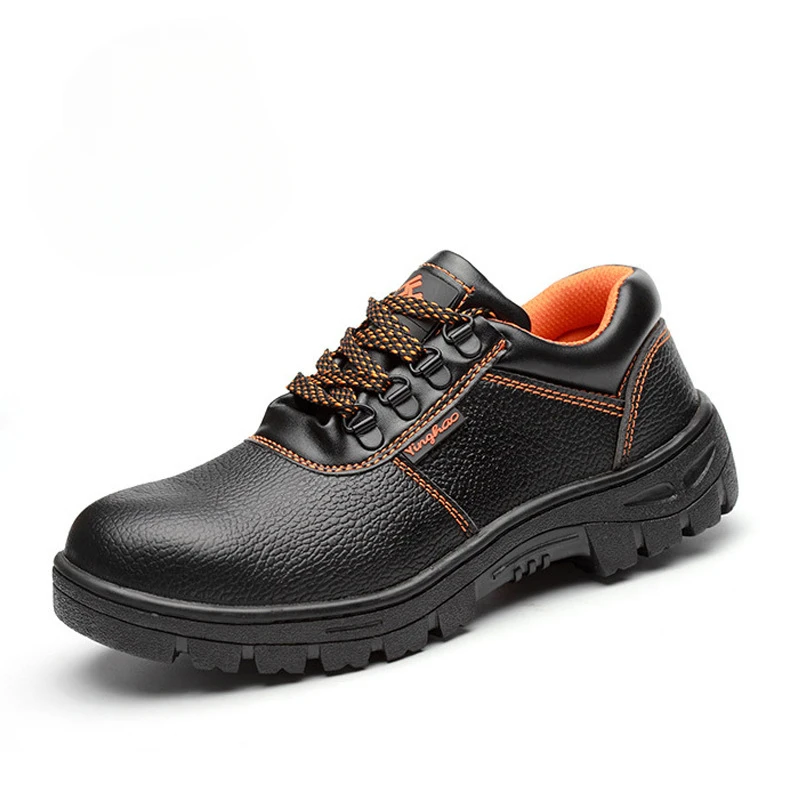 

Защитная обувь для мужчин низкие мужские ботинки Противоударная защита от проколов супер волоконная кожа износостойкая дышащая защитная обувь