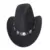 Cowboy Hat for Men Women Felt Wide Brim Cowgirl Hat with Strap 11