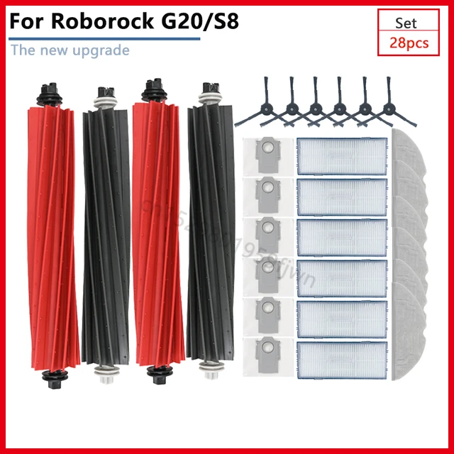 Vacuum Cleaner Side Brush Replacement Accessories For Roborock S8 Pro Ultra  S8/S8+ G20 - AliExpress