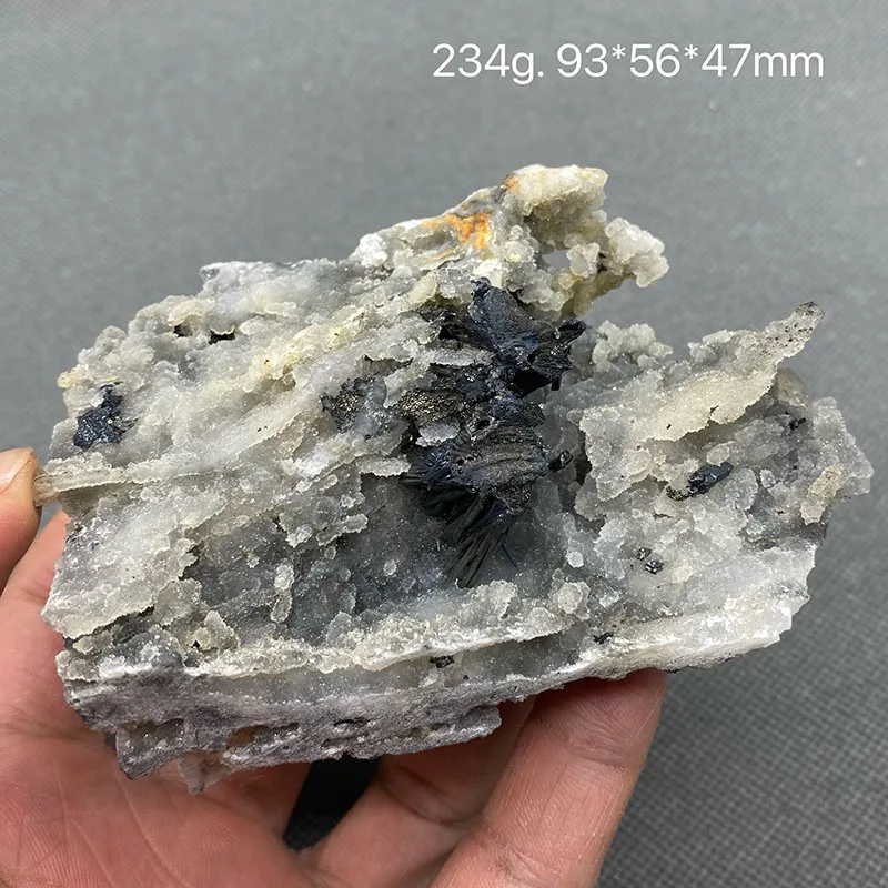 100% Natural rare Stibnite mineral specimen stones and crystals healing crystals quartz gemstones from China free shipping