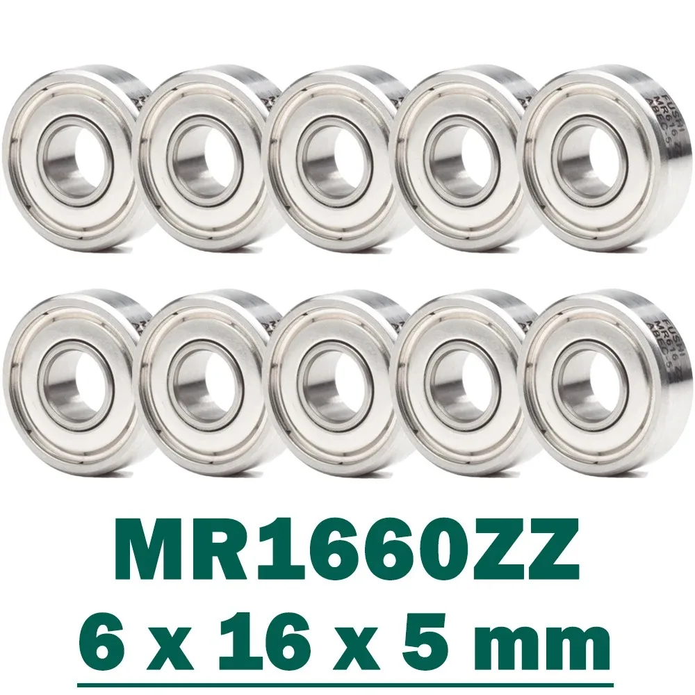 MR616ZZ Ball Bearing 6*16*5 mm ( 10 PCS ) R-1660HH Deep Groove