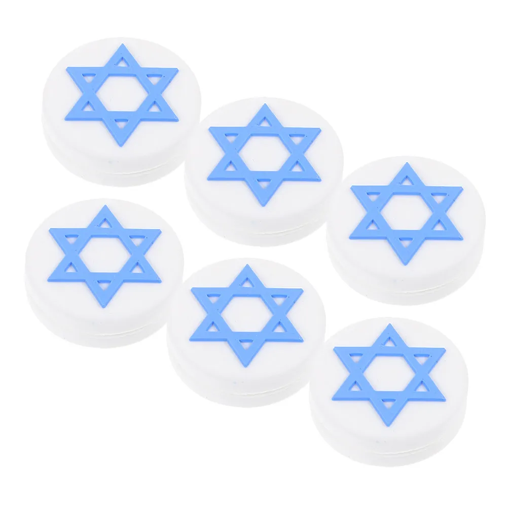 6Pcs 사랑스러운 디자인 테니스 라켓 진동 댐퍼 전문 플레이를위한 실리콘 충격 흡수 장치 편안한 팔 지원 테니스