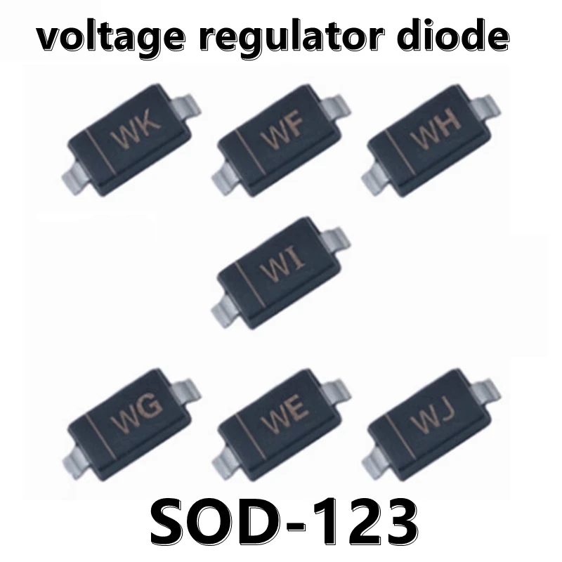 (50 Pz) Diodo Regolatore Muslimaw5 3.9V Smd Sod-123