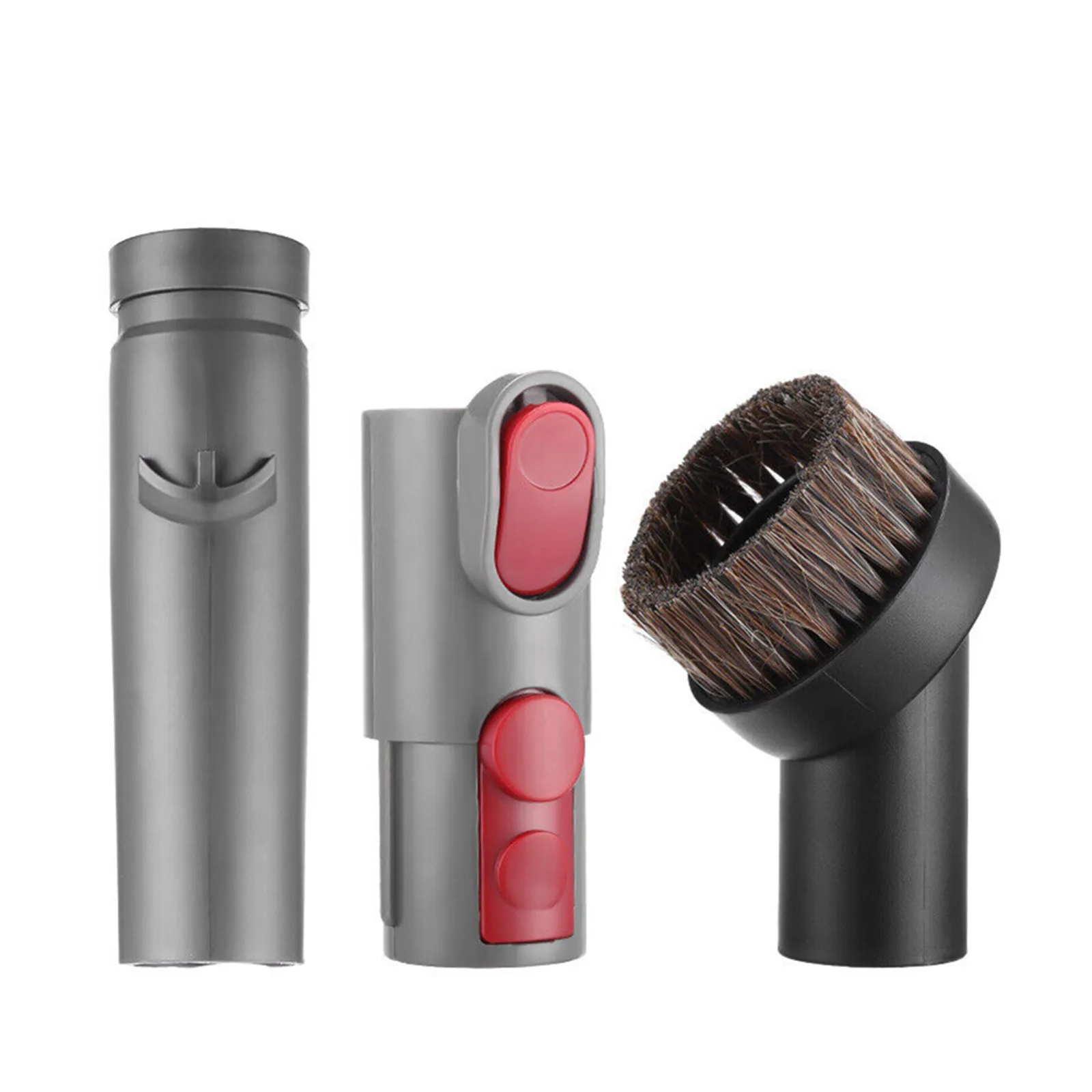 

Horse Hair Vacuum Brush With Attachment + Adapter Kit For Dyson V6 V7 V8 V10 V11 Vacuum Cleaner Accessory Brushes Tool Converter