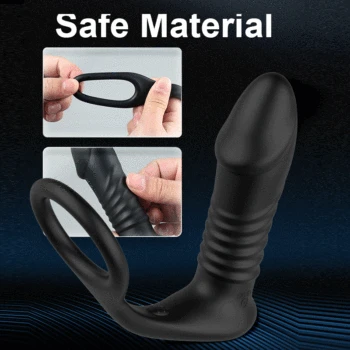 Remote Prostata Massager For Man Silicone Butt Plug Thrusting Dildo Vibrator Male Masturbator Anal Sex Toys Adults 18+ Sex Shop 3