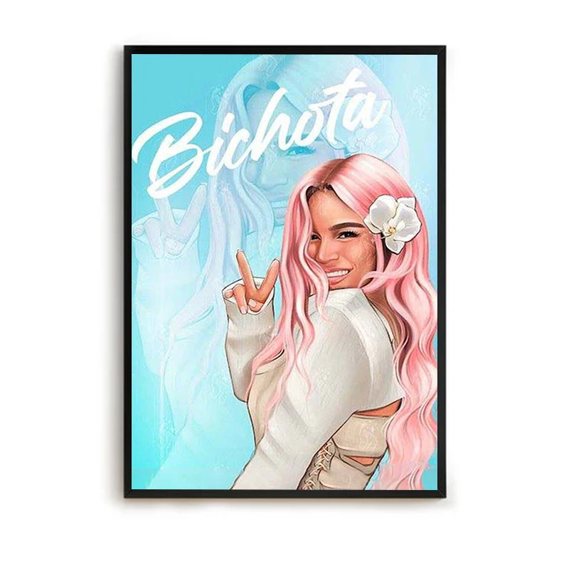 Karol G Pittura Decorativa Su Tela Pop Singer Hot Album Decorazione Decorazioni Per La Casa Poster Room Decori Estetica Pinterest