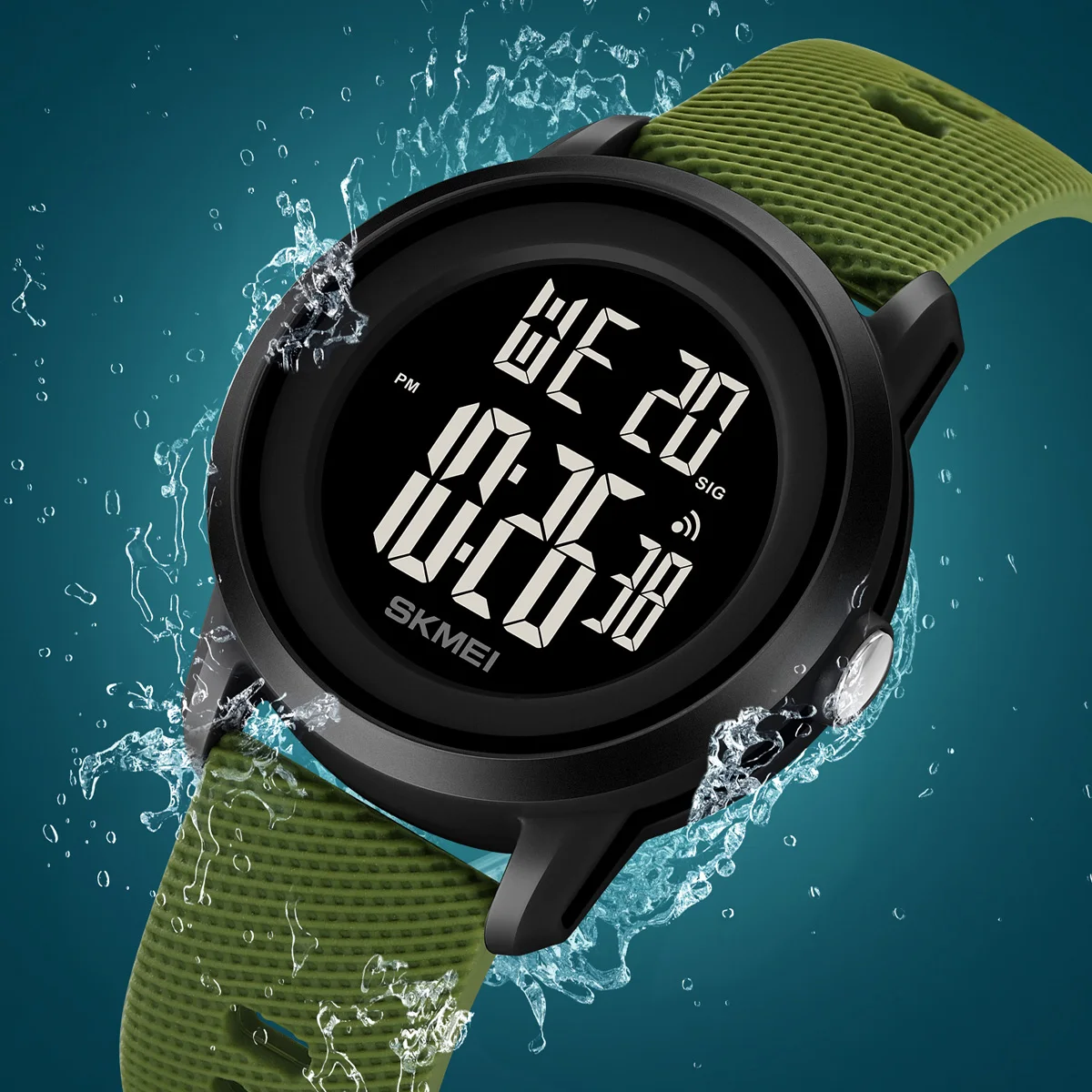 SKMEI 2218 Cool Digital Countdown Sport Watches For Men Women Student 5Bar Waterproof Stopwatch Wristwatch Clock reloj hombre 2