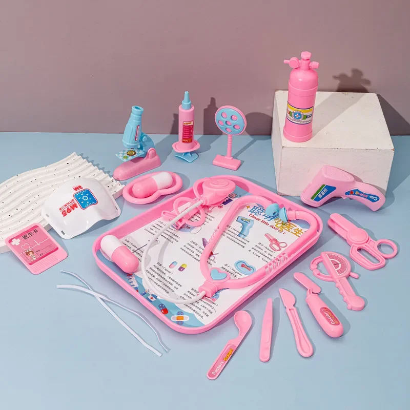 Kids Doctor Set Simulation Doctor Accessories Set Children Role Play Toy with Stethoscope Syringe Parent-child Interactive Gifts 5