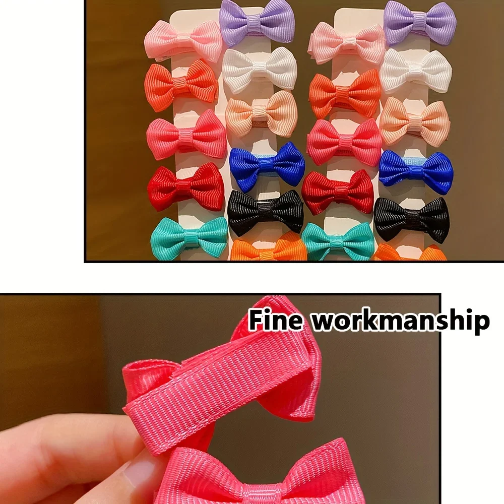 Color Bow Hairpins 5