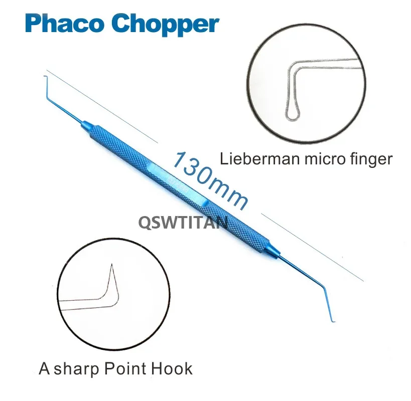 Phaco Chopper Manipulator sinskey Spatula Hook ophthalmic surgical instruments