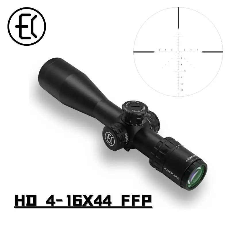 

Bobcat King HD 4-16X44 FFP First Focal Plane Side Parallax Riflescope Hunting Tactical Etched Glass Optical Sight Sniper Scope