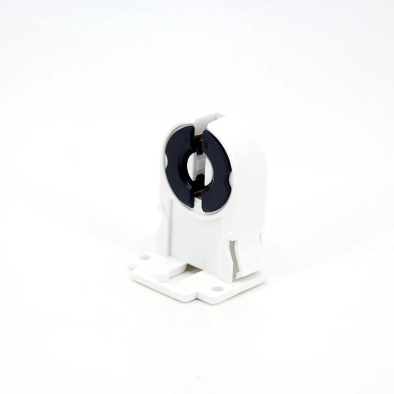 T8 Fluorescent Light Socket Lamp Base AC100-250V Plastic Holder Light Base Suitable for T8 G13 LED bracket lamp M20 5pcs