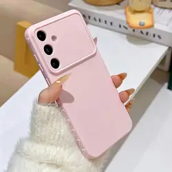 Chic Side Love Heart Protective Phone Case - Galaxy A37 (Pink)
