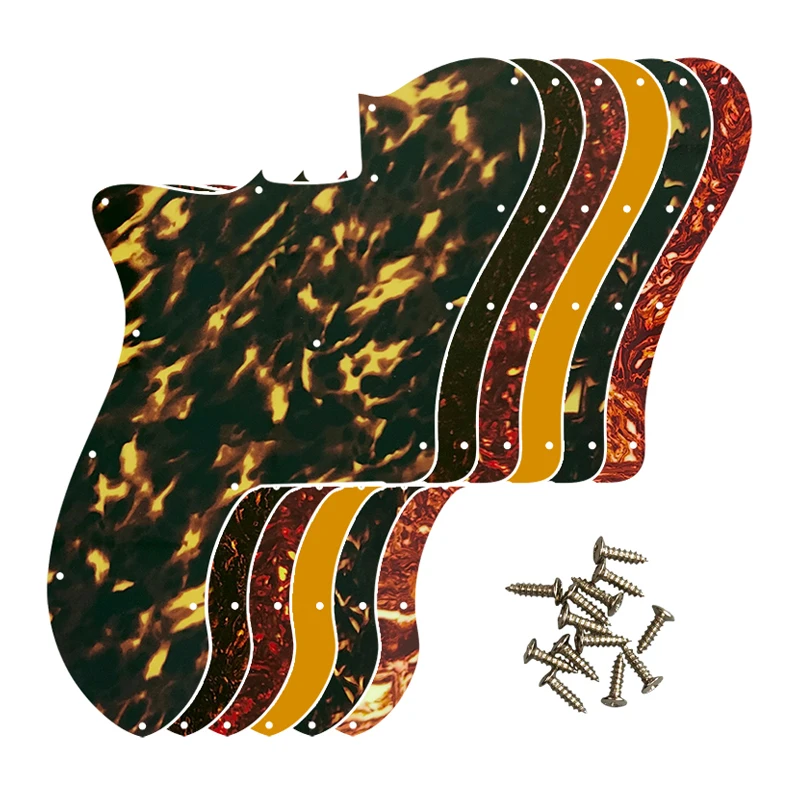 

Fei Man Custom Guitar Parts - For Left Hand US FD 72 Tele Deluxe Reissue Guitar Pickguard No Pickup Blank Multicolor Choice