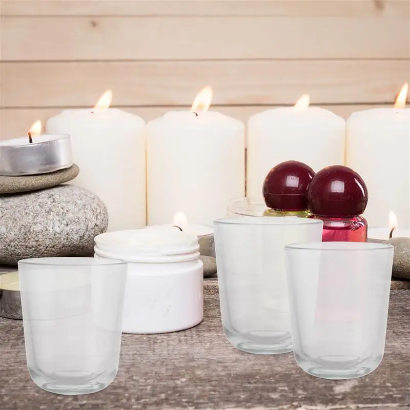 3pcs DIY Candle Holder Aromatherapy Candle Cup Candles Making Supplies