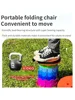 2025 Hot Portable Folding Telescopic Stool Lightweight Plastic Subway. Queuing Chair and Outdoor Camping Fishing with Carry Bag 4