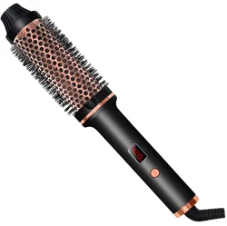 1.5 Inch Ceramic Heated Volumizing Hair Brush - EU (Blackgold)