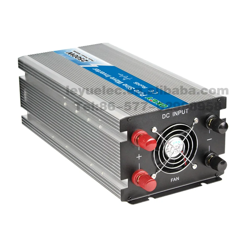 

2500w Off Grid Single Phase 12v 100v 110v 120v Pure Sine Wave Vehicle Power Inverter