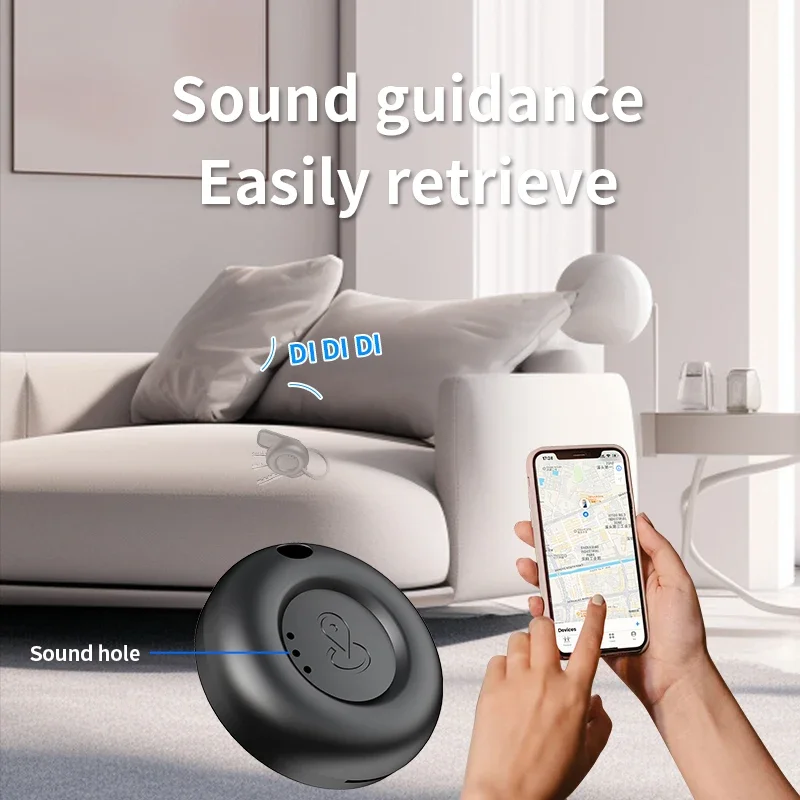 Smart Bluetooth Mini GPS Tracker iOS System Find My APP airtag Child Finder Locator Pets Bike Bag Anti-Loss Tracking Device