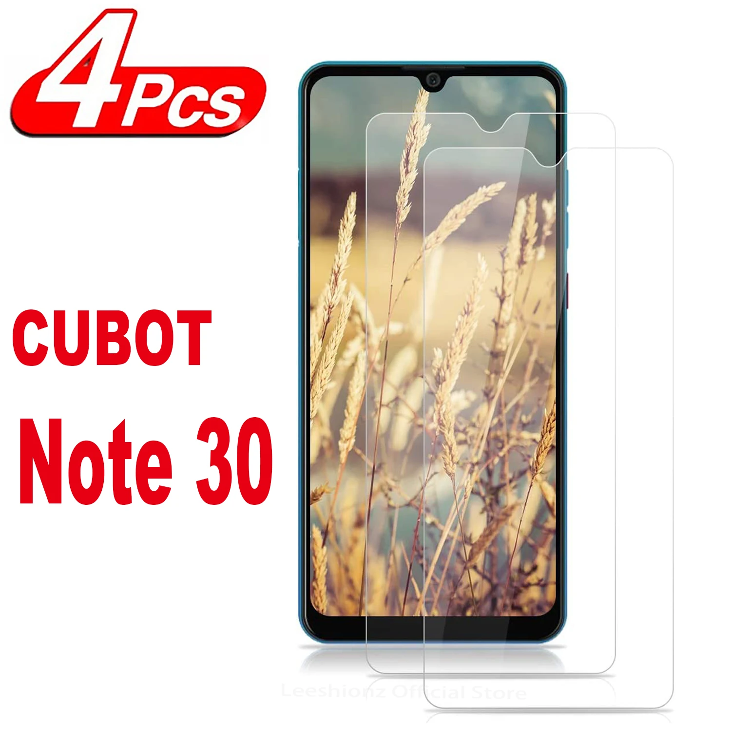 

4Pcs Screen Protector Glass For Cubot Note 30 Tempered Glass Film