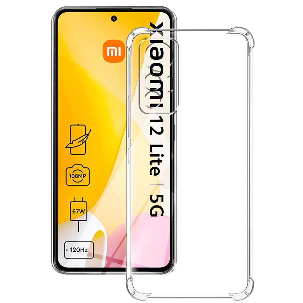 Per Xiaomi 12 Lite Custodia Morbida In Silicone Custodia Trasparente Antiurto Per Xiaomi 12 Lite Custodie Trasparenti Per Xiaomi 12 Lite Funda Coque