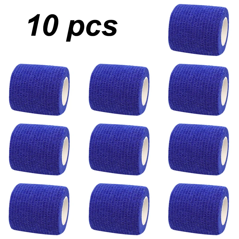 DarkBlueColorfulAthleticWrapTapeSelfAdhesiveElasticBandage