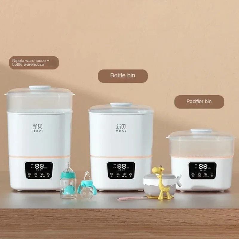 29 2-in-1 Baby Bottle Sterilizer and Dryer-Steam Sterilization Pot for Newborns, Baby-Safe Sterilization Cabinet,
