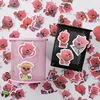 100PCS Korean Loopy Little Beaver Cute Cartoon Stickers Pack Handheld Account Stickers Notebook DIY Decorative Stickers Toys 5