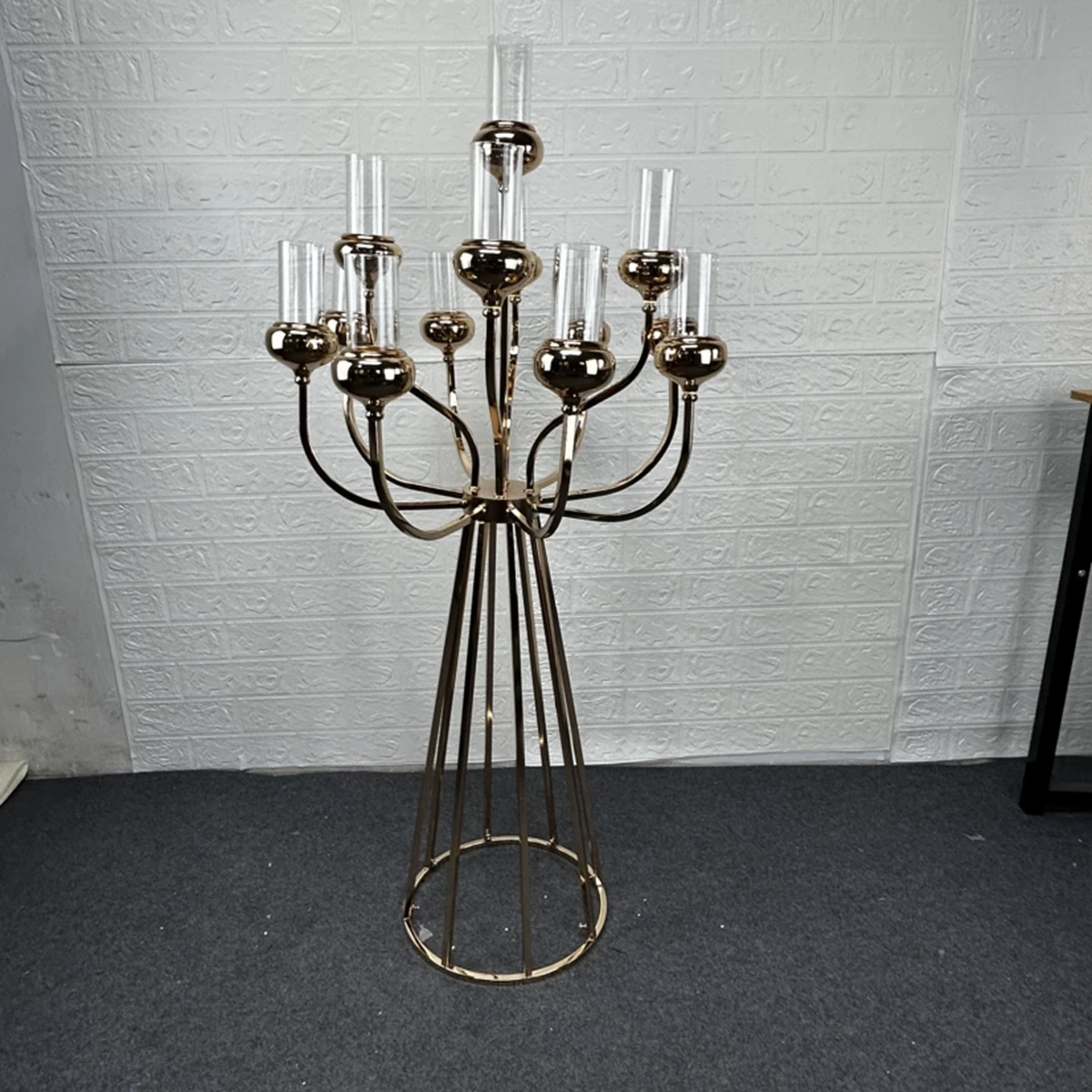 4pcs Wedding Decoration Table Centerpiece Candelabra Acrylic Flower Stand Party Home Decor