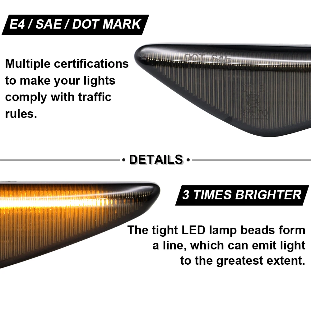 ̵ Ŀ LED Ʈ BMW E46 2D 2003-2006 325Ci 330Ci  ͺ  õ, ̳ 12V, 2 