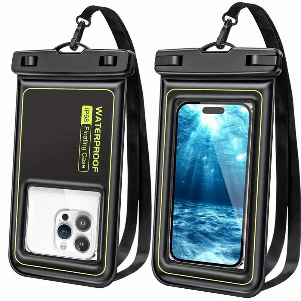 Upgrade Sponge Waterproof Phone Bag Universal Crossbody Swimming Surfing Storage Pouch For iPhone Samsung Xiaomi Google