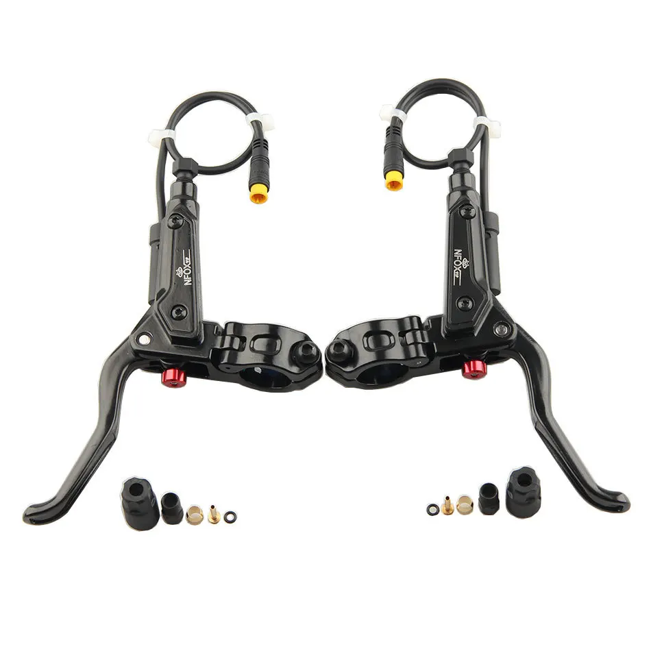 Bicycle Brake Handle NFOX GT267 Power Off 3 Pin for E-bike Electric Bicycle Bafang Hall Motor Hydraulic Brakes Mountain Bike Accessory