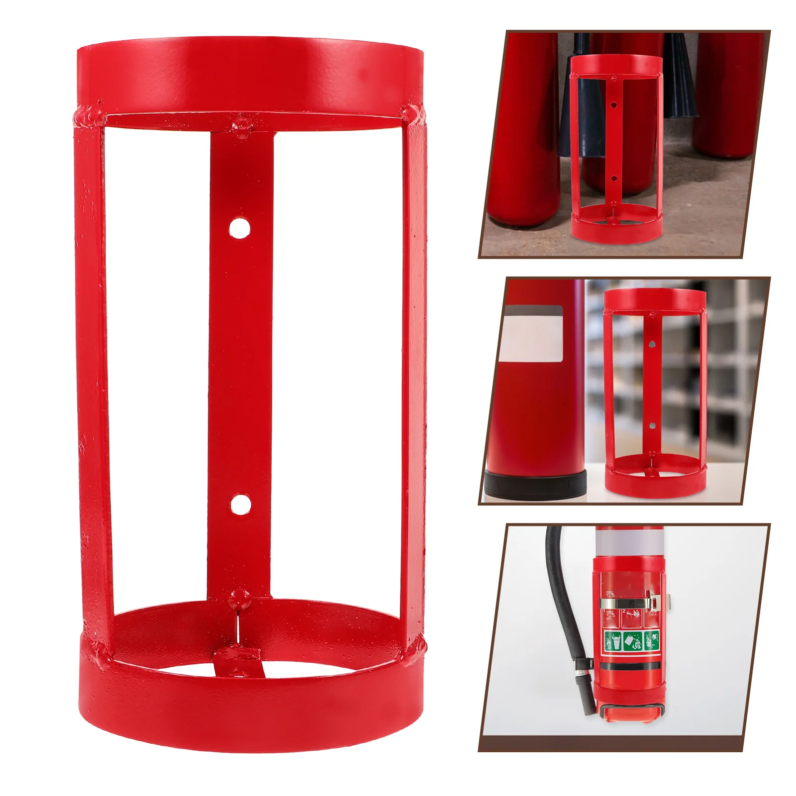 Fire Extinguisher Bracket Bus Truck Holder Stand Base ganizer Metal Rack Accessory Parts Accessories Floor Support Storage