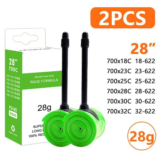 Camera Aria Bici TPU Yeruvce - Ultraleggera 700x18-32C Per Bici Da Strada