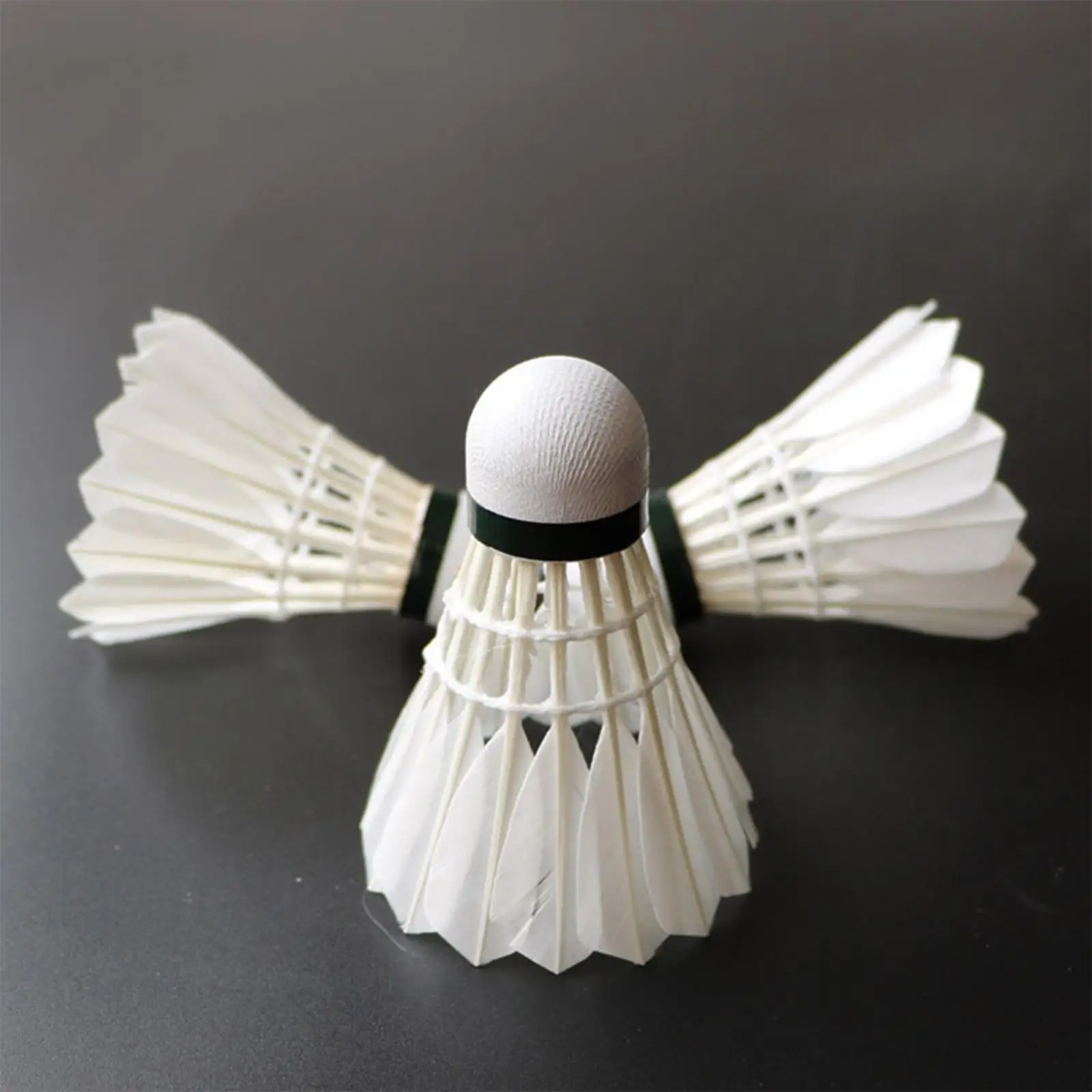 3x Badminton Shuttlecocks Professional Duck Feather Ball for Game Training Sport Practice
