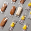 TETP 100pcs Clear/Frosted Machine Hot Seal Bags Handmade Biscuit Nougat Sugar Candy Cookie Baking Gift Packaging Plastic Bag 3