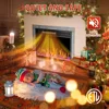 42" Electric Fireplaces with Mantel, Fireplace with Fireplace Insert, Remote Control, Fireplace with12 Colors Adjustable Flame 4