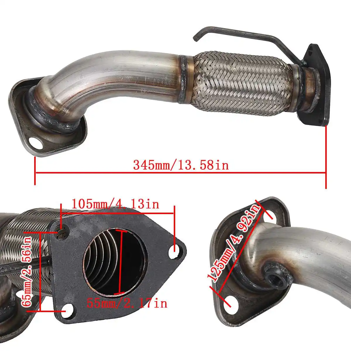 exhaust front flex pipe