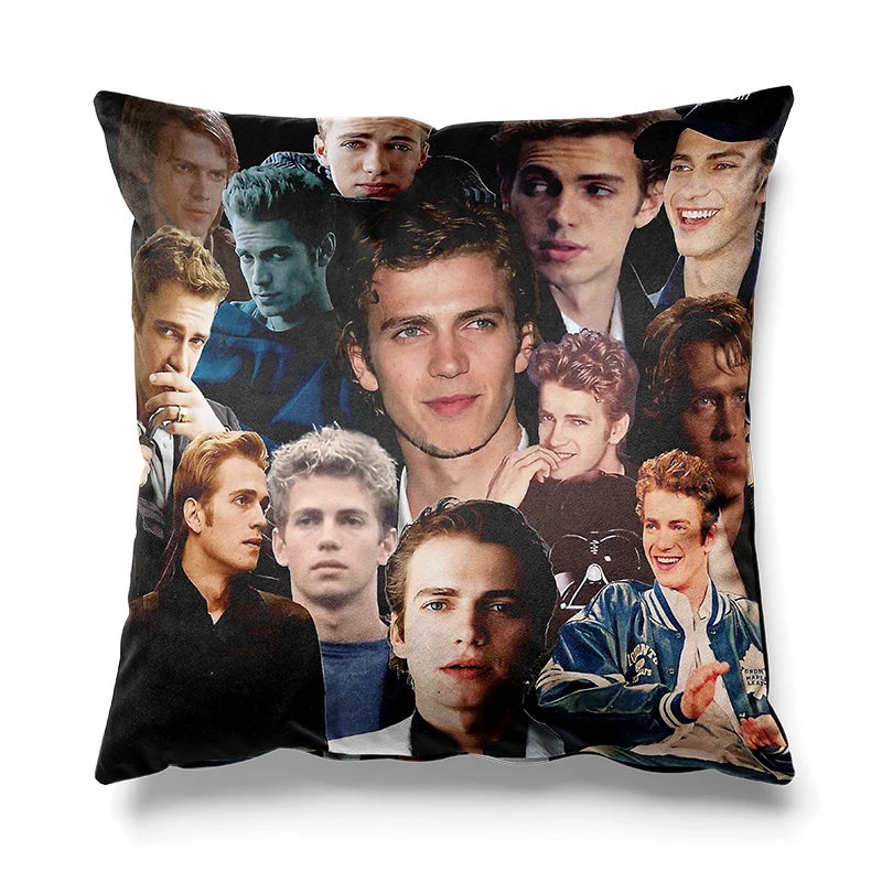 Aertemisi 18 'x 18' Hayden Christensen фото коллаж квадратный плед подушки наволочки 45 см x 45 см