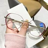 New Gradient Reading Glasses Unisex Women Anti Blue Ray Presbyopia Sunglasses Ladies PC Lens Frame Hyperopia Frameless Eyewear 2